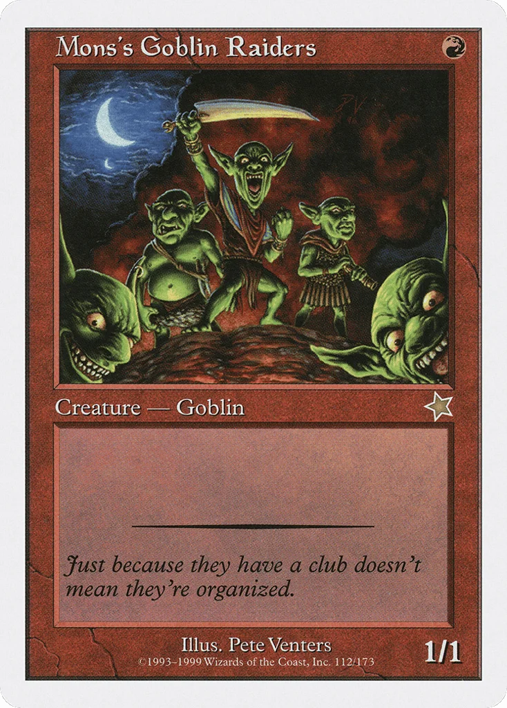 Mons's Goblin Raiders · Starter 1999