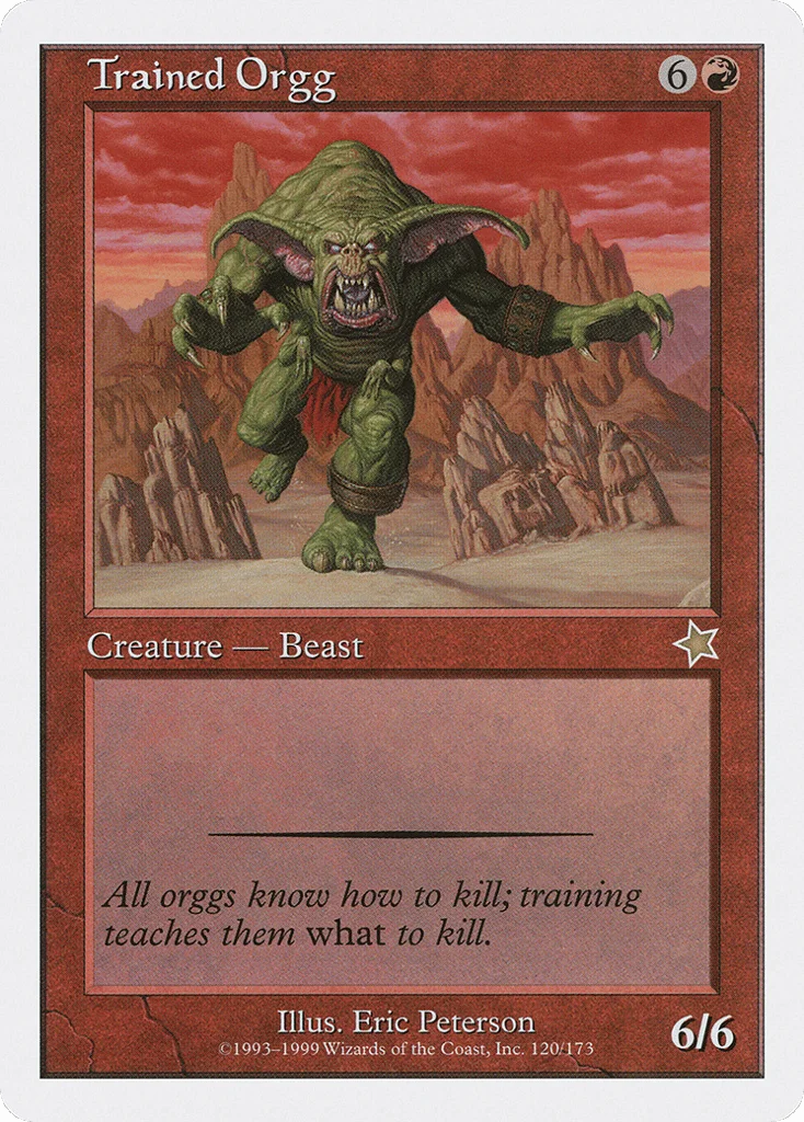 Trained Orgg · Starter 1999