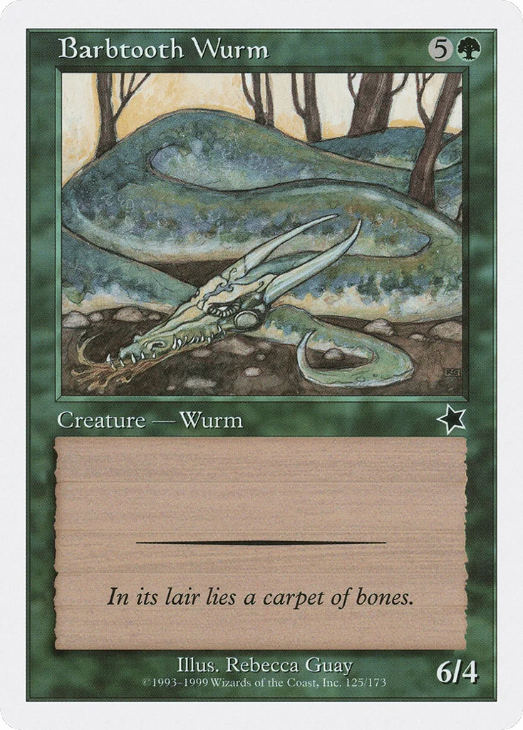 Barbtooth Wurm · Starter 1999