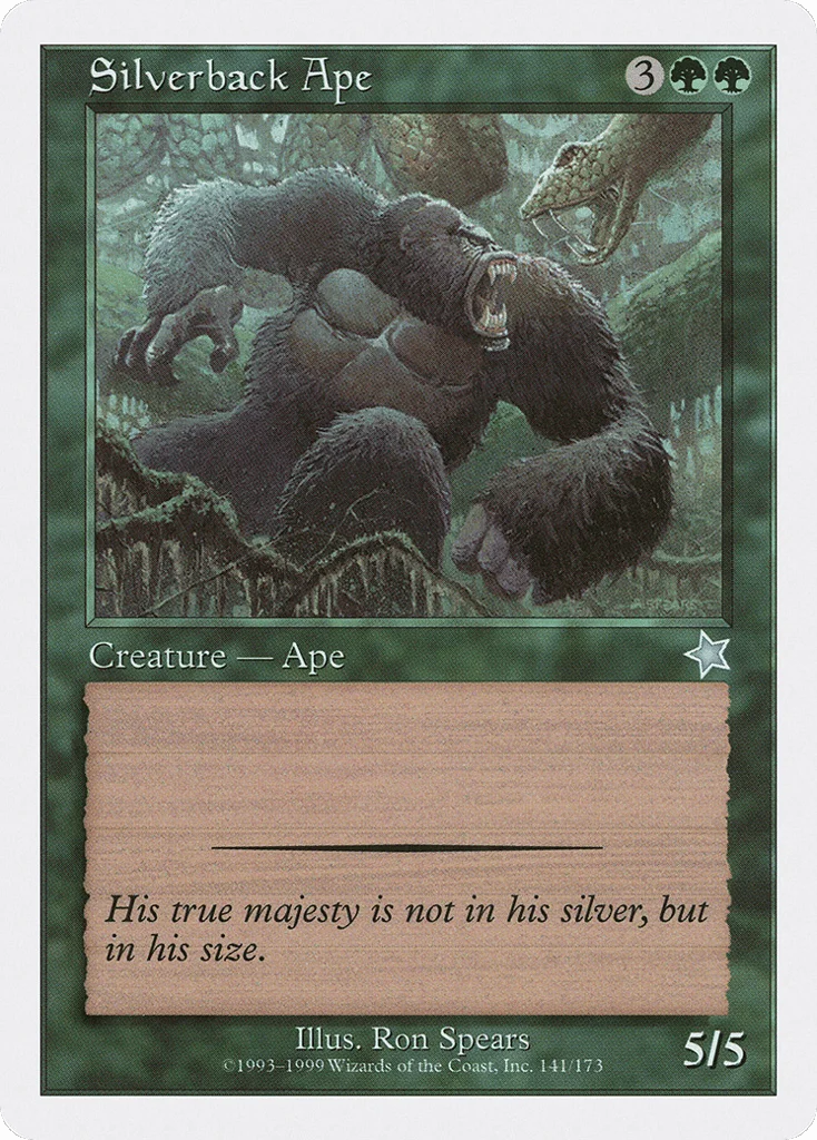 Silverback Ape · Starter 1999