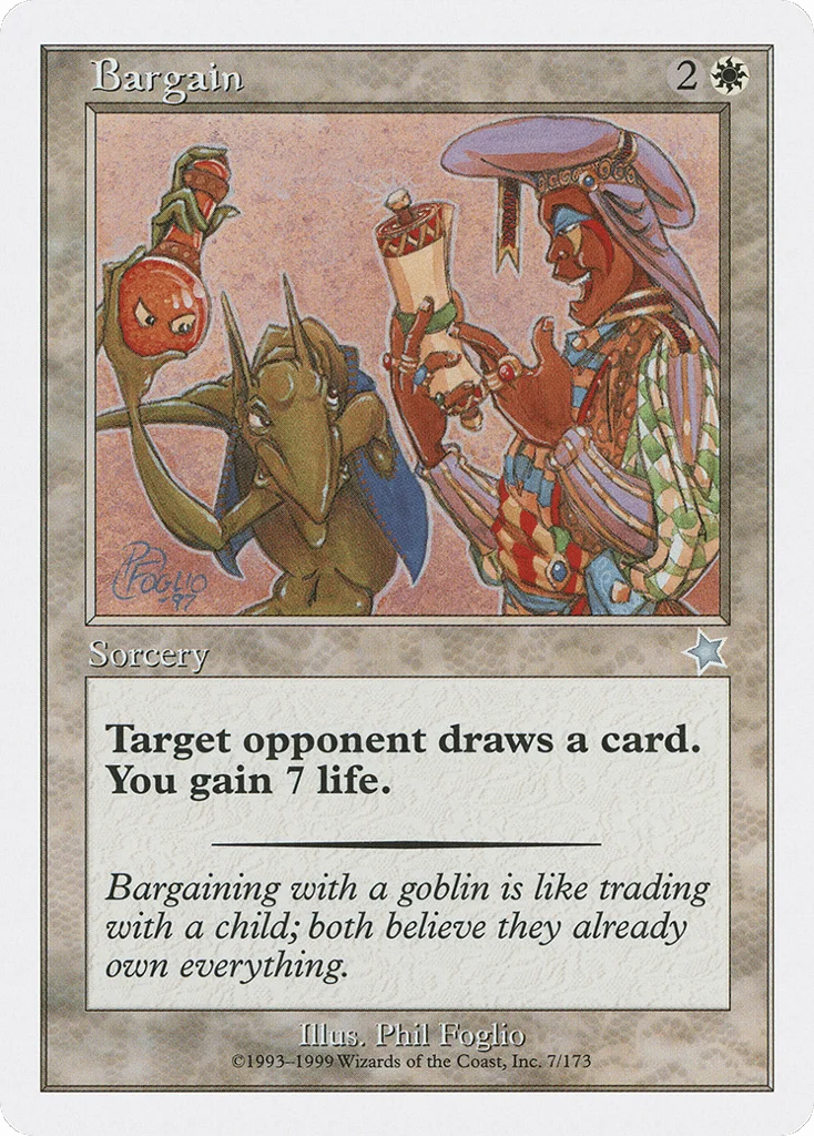 Bargain · Starter 1999