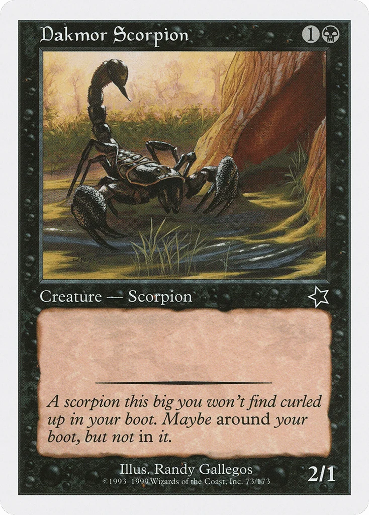 Dakmor Scorpion · Starter 1999