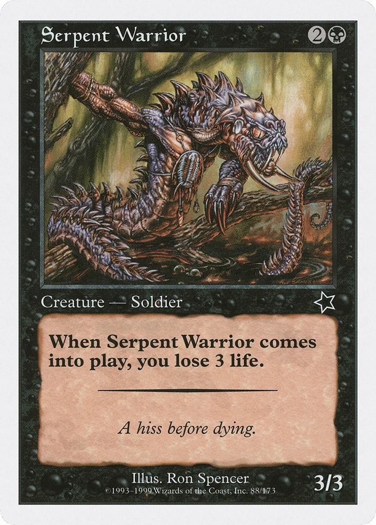 Serpent Warrior · Starter 1999