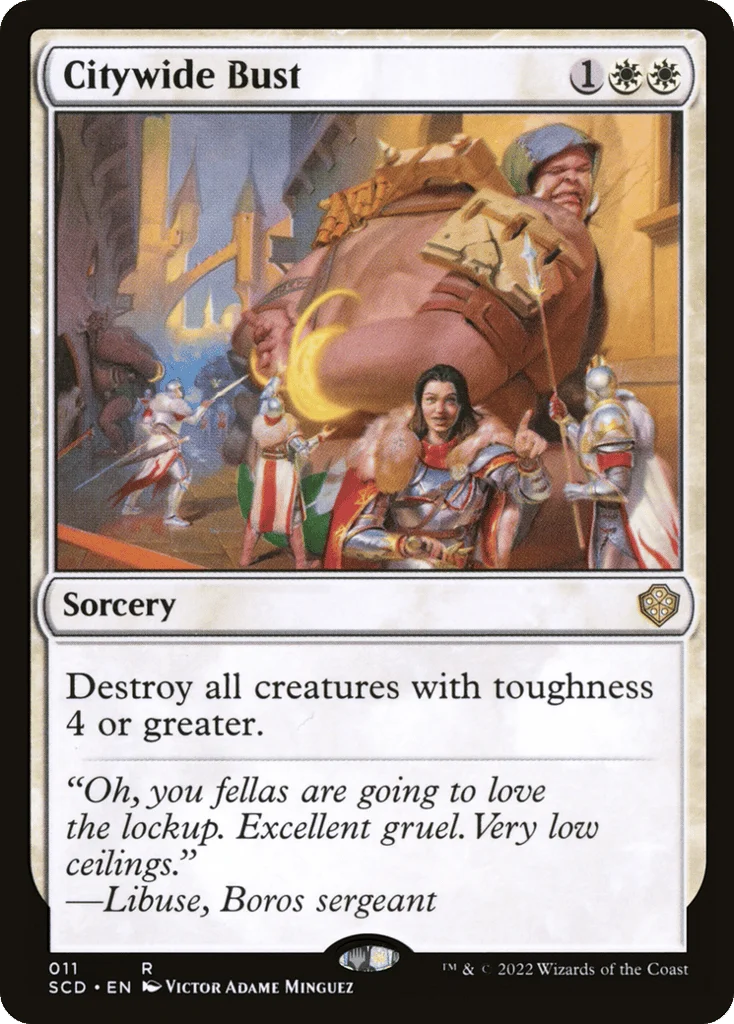 Citywide Bust · Starter Commander Decks