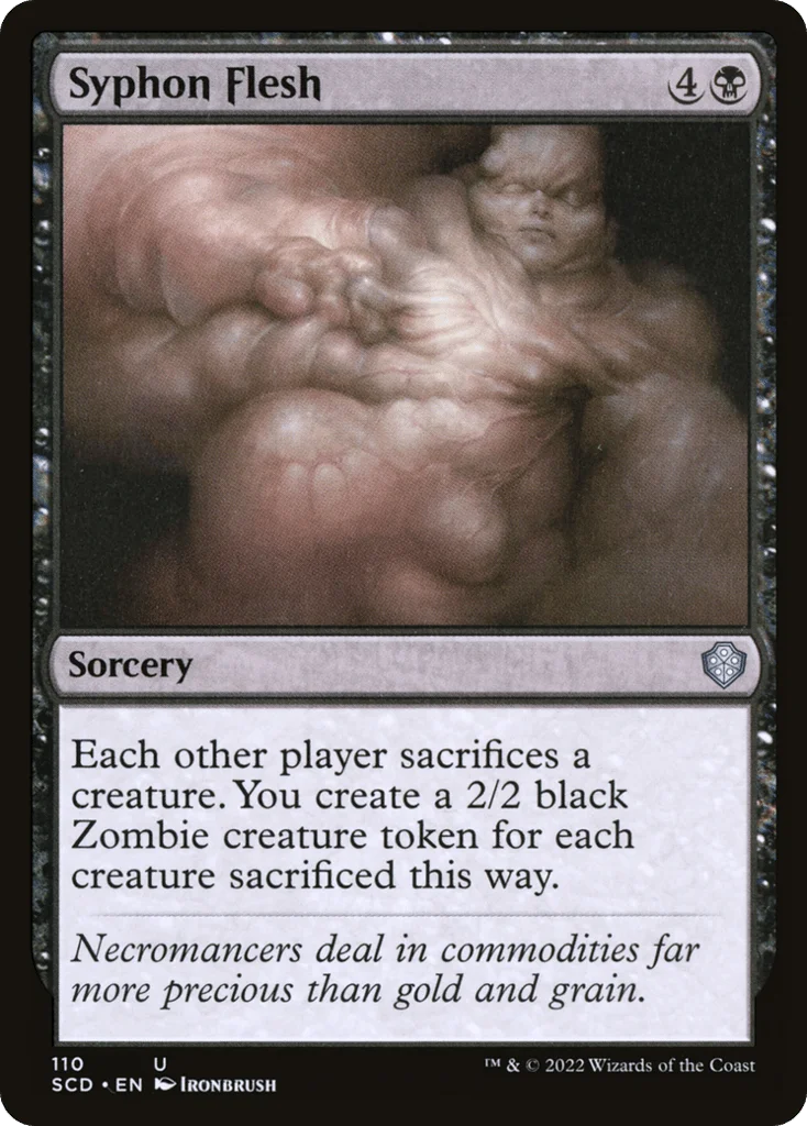 Syphon Flesh · Starter Commander Decks