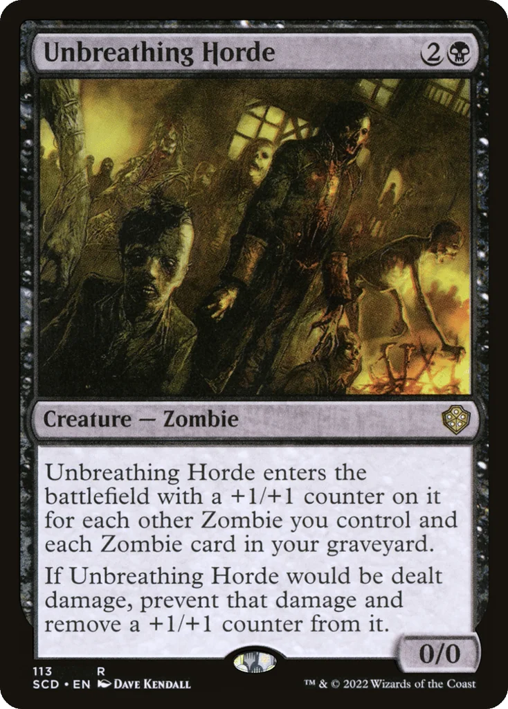 Unbreathing Horde · Starter Commander Decks