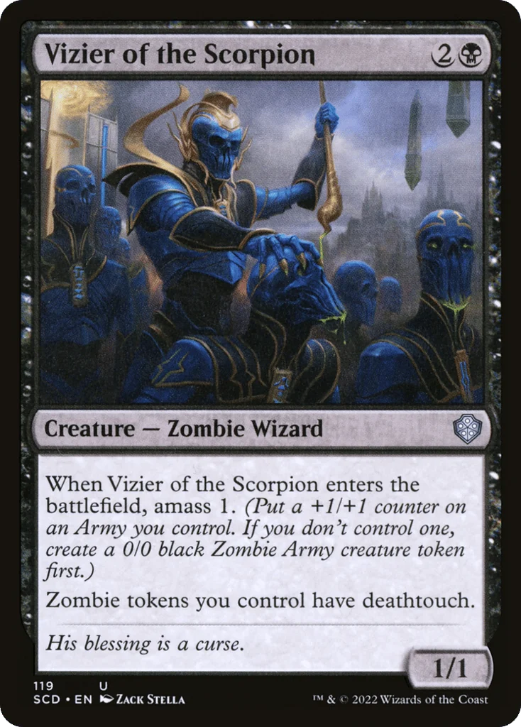 Vizier of the Scorpion · Starter Commander Decks