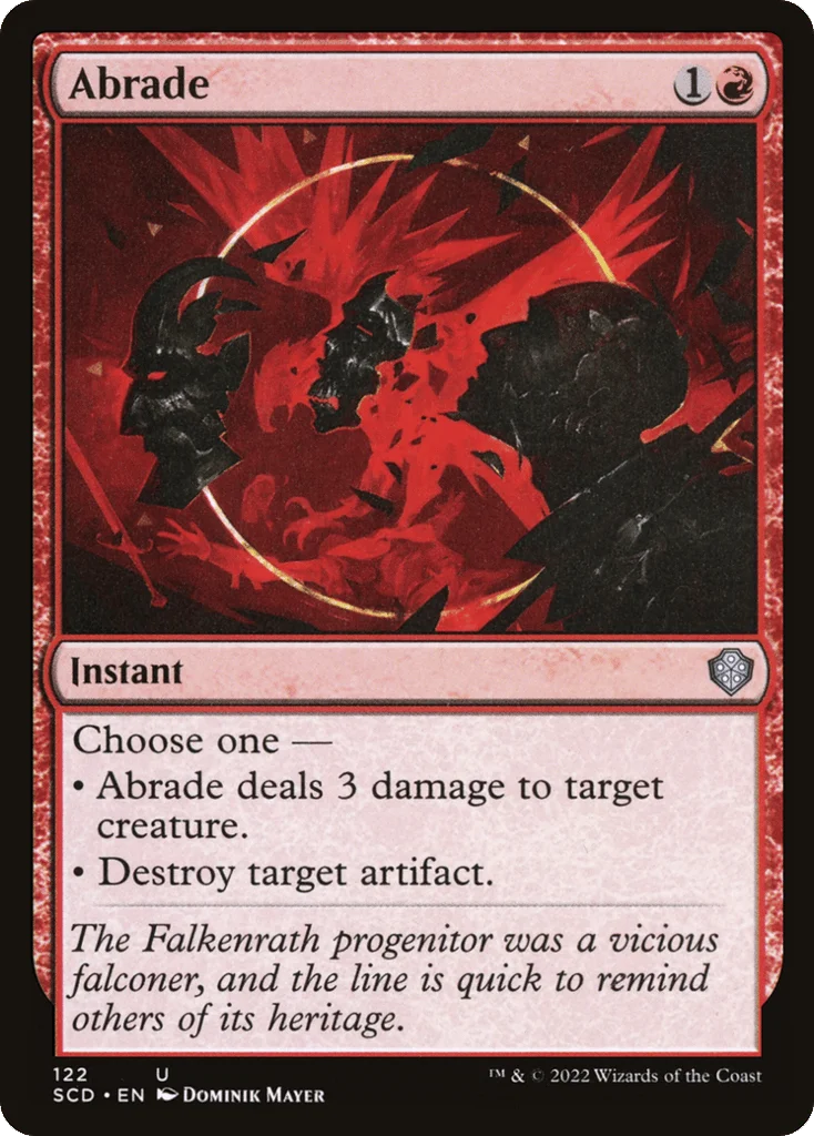 Abrade · Starter Commander Decks