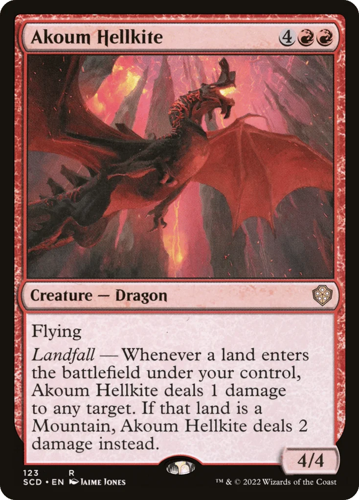 Akoum Hellkite · Starter Commander Decks