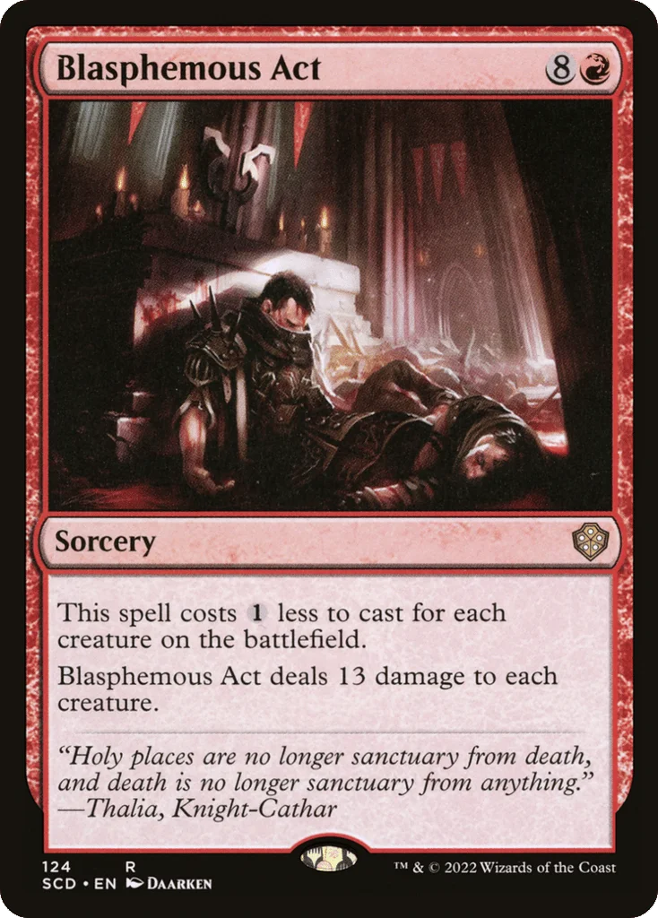 Blasphemous Act · Starter Commander Decks