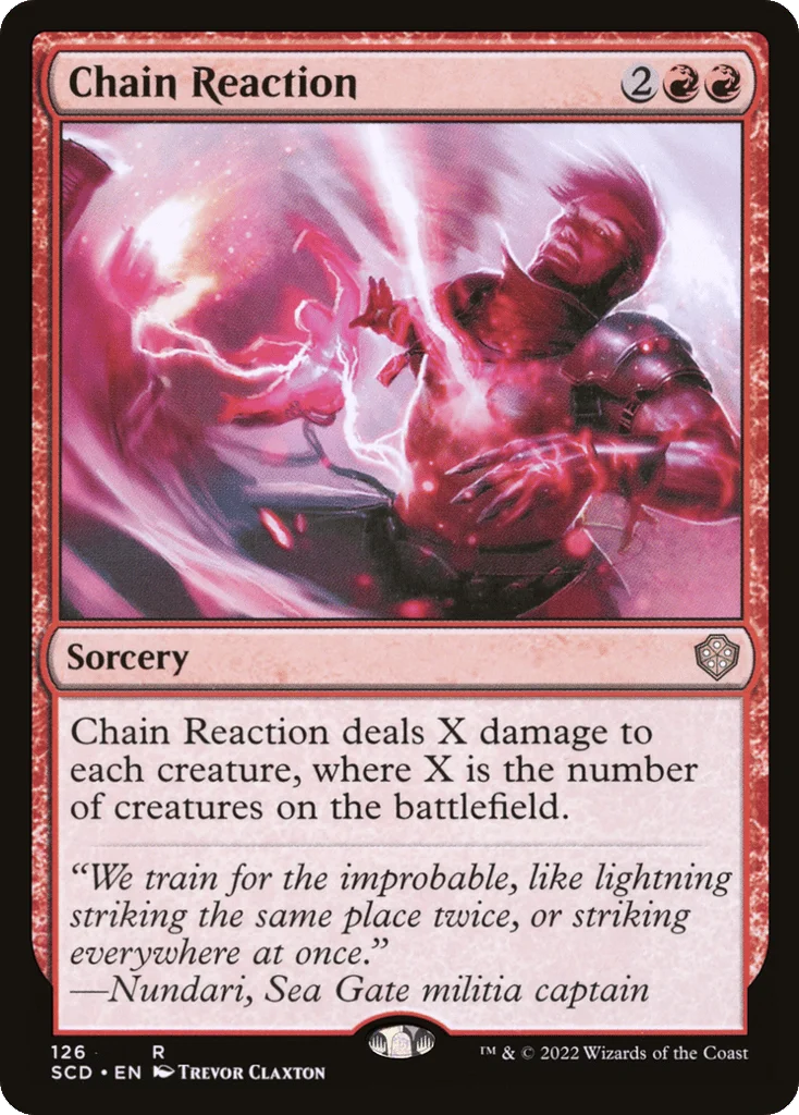 Chain Reaction · Starter Commander Decks