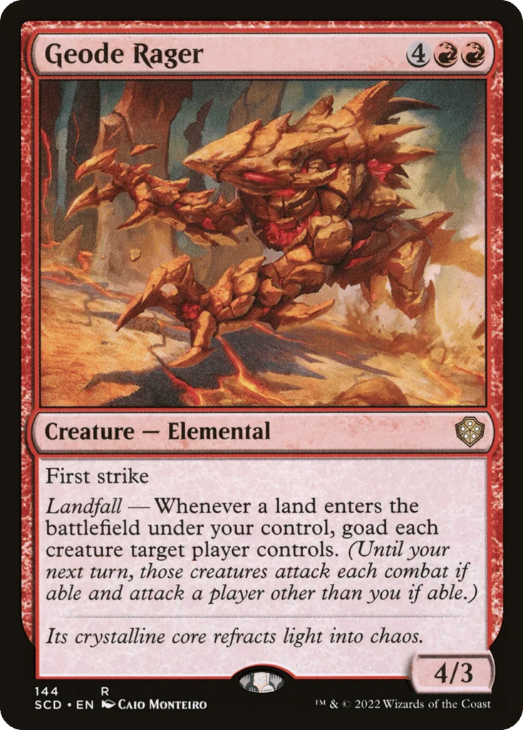 Geode Rager · Starter Commander Decks