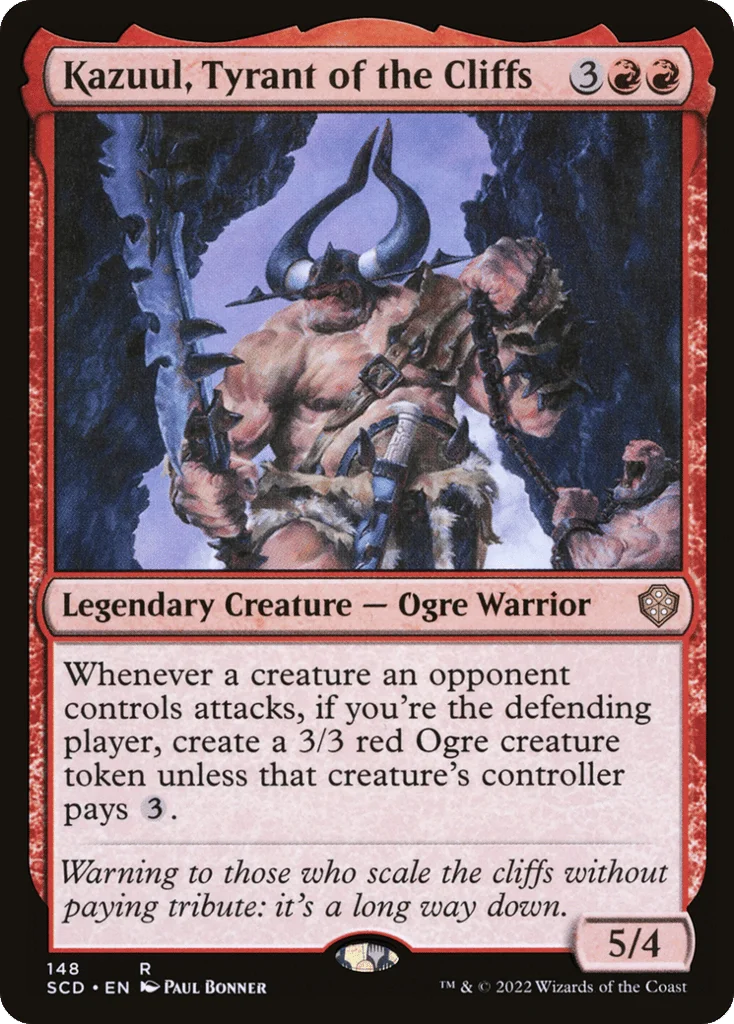 Kazuul, Tyrant of the Cliffs · Starter Commander Decks