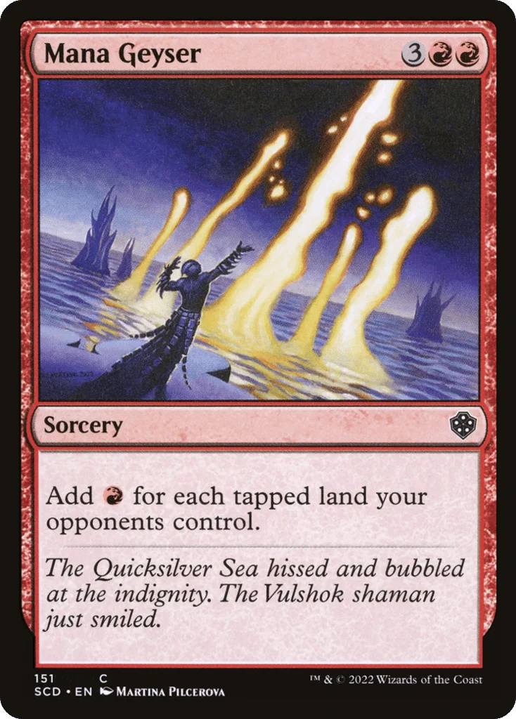 Mana Geyser · Starter Commander Decks