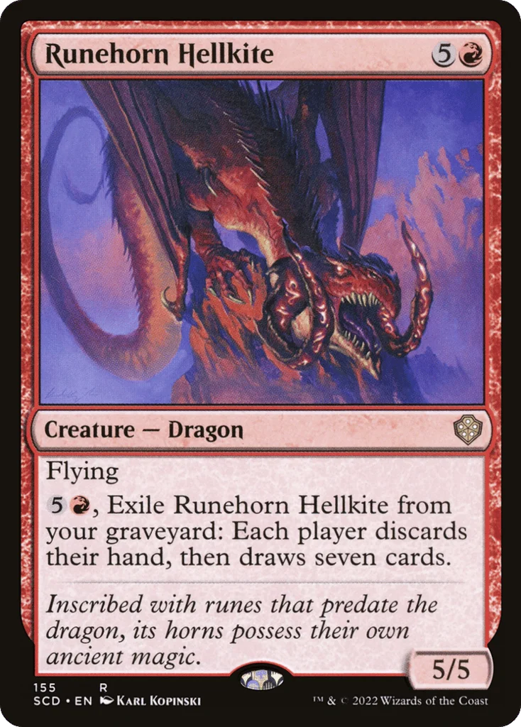 Runehorn Hellkite · Starter Commander Decks