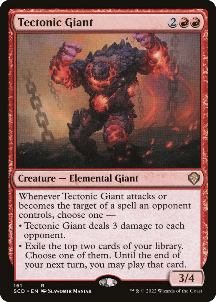 Tectonic Giant · Starter Commander Decks