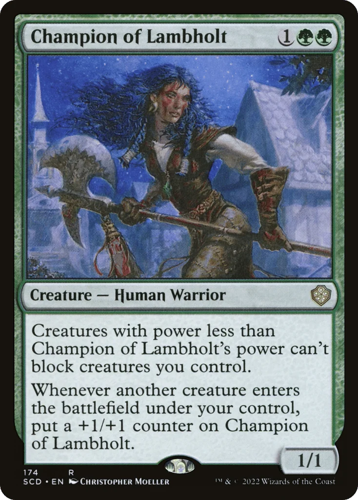 Champion of Lambholt · Starter Commander Decks