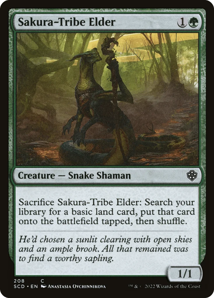 Sakura-Tribe Elder · Starter Commander Decks