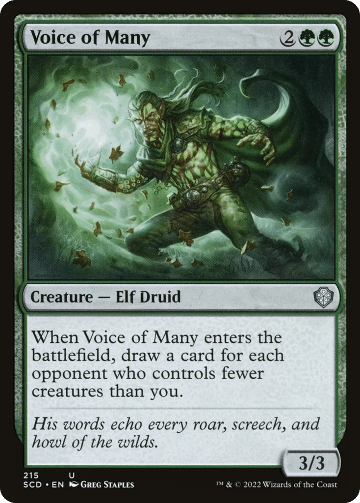 Voice of Many · Starter Commander Decks