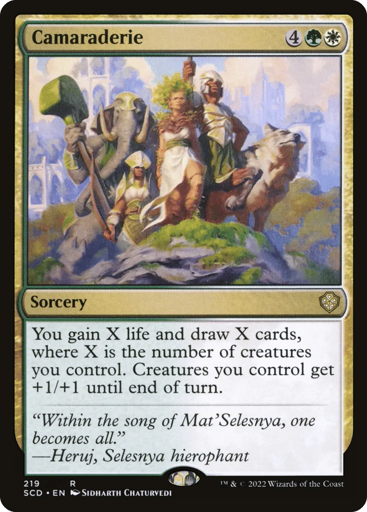 Camaraderie · Starter Commander Decks
