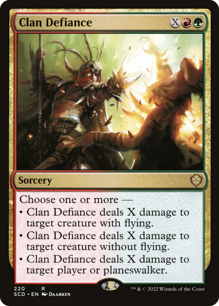 Clan Defiance · Starter Commander Decks