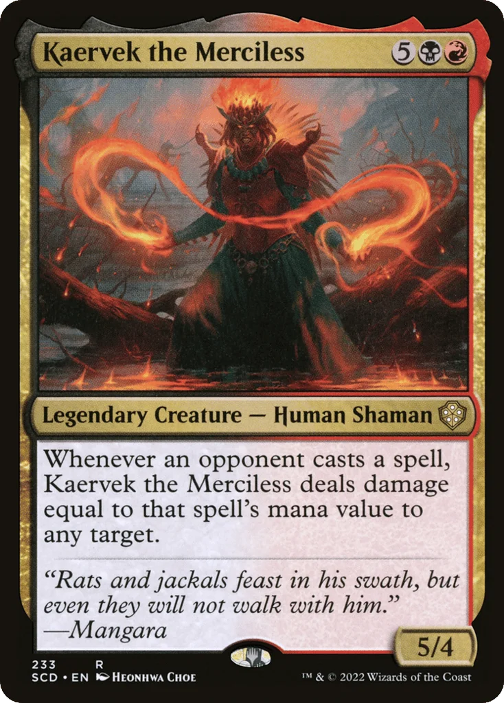 Kaervek the Merciless · Starter Commander Decks