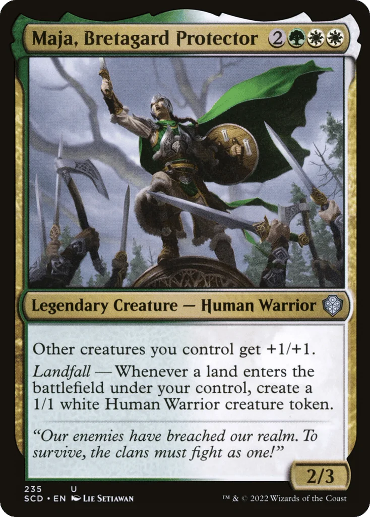 Maja, Bretagard Protector · Starter Commander Decks