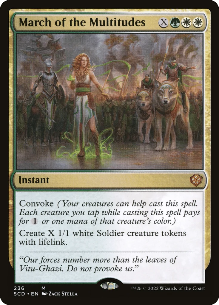 March of the Multitudes · Starter Commander Decks
