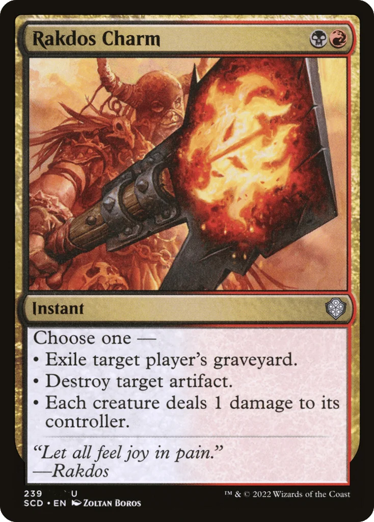 Rakdos Charm · Starter Commander Decks