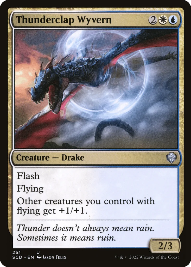 Thunderclap Wyvern · Starter Commander Decks