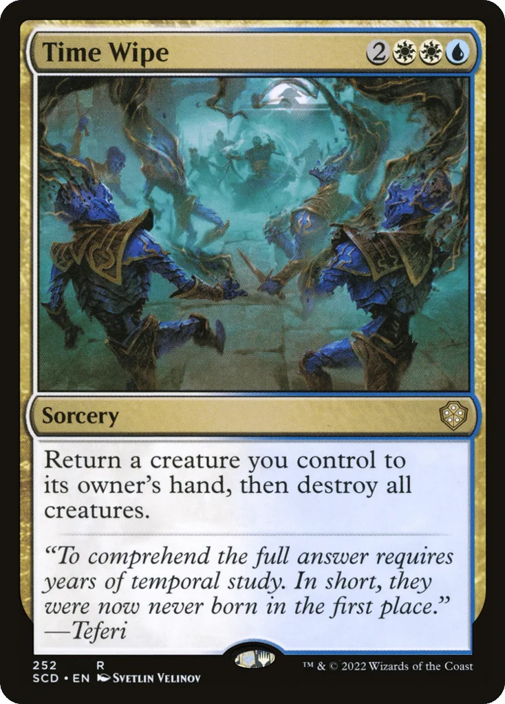 Time Wipe · Starter Commander Decks