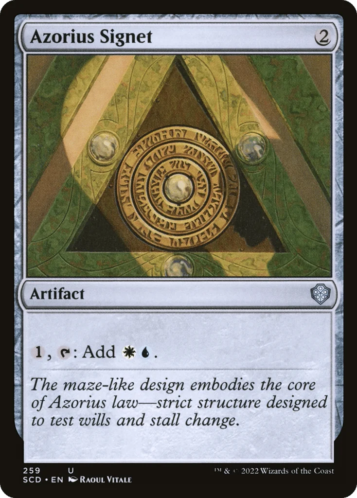 Azorius Signet · Starter Commander Decks