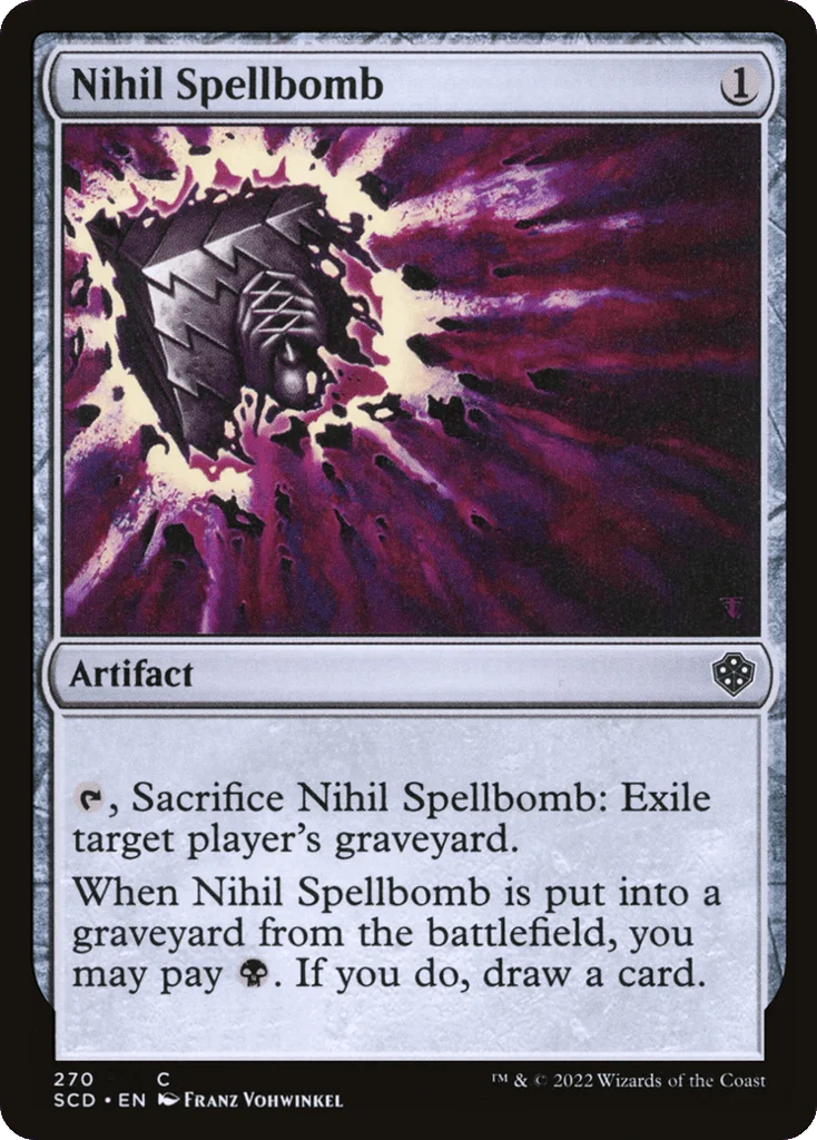 Nihil Spellbomb · Starter Commander Decks