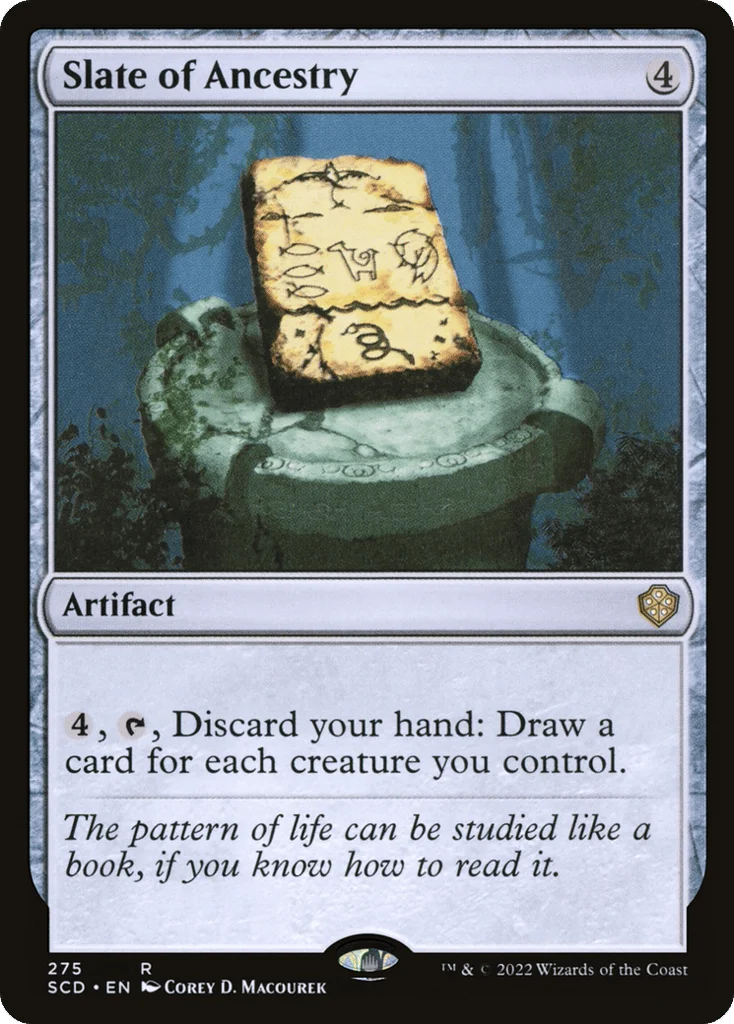 Slate of Ancestry · Starter Commander Decks