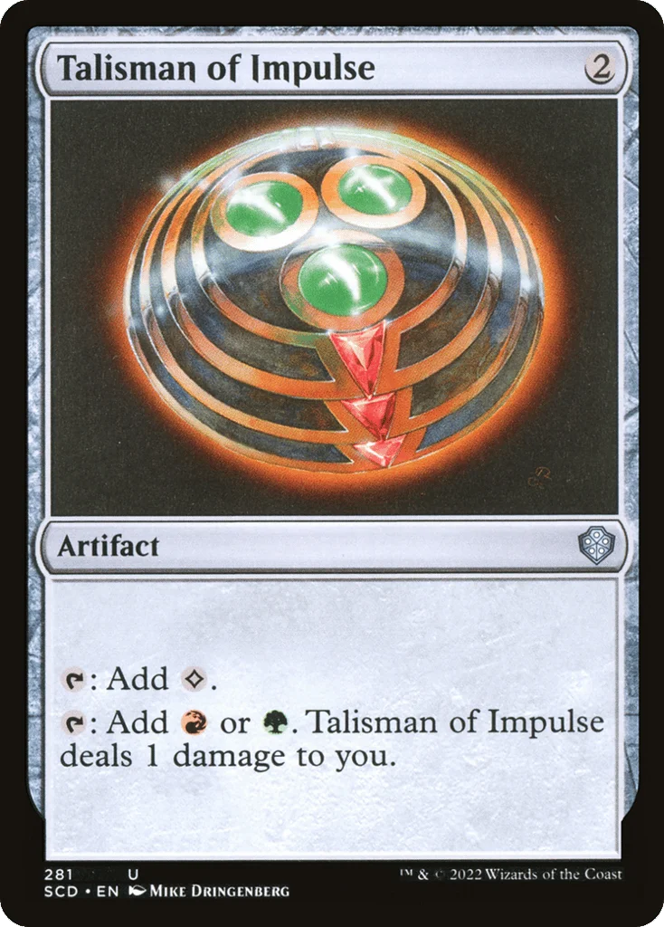 Talisman of Impulse · Starter Commander Decks