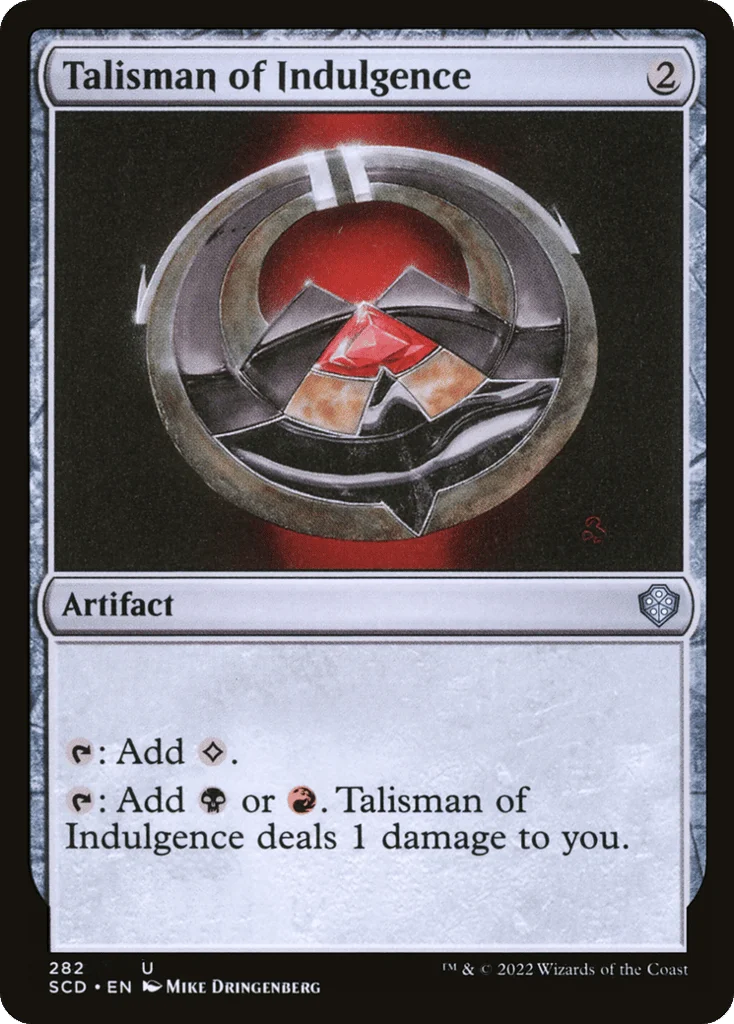 Talisman of Indulgence · Starter Commander Decks