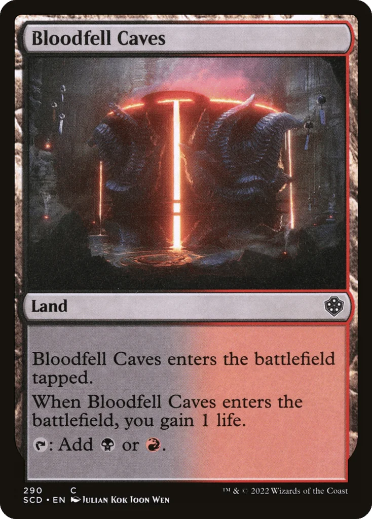 Bloodfell Caves · Starter Commander Decks