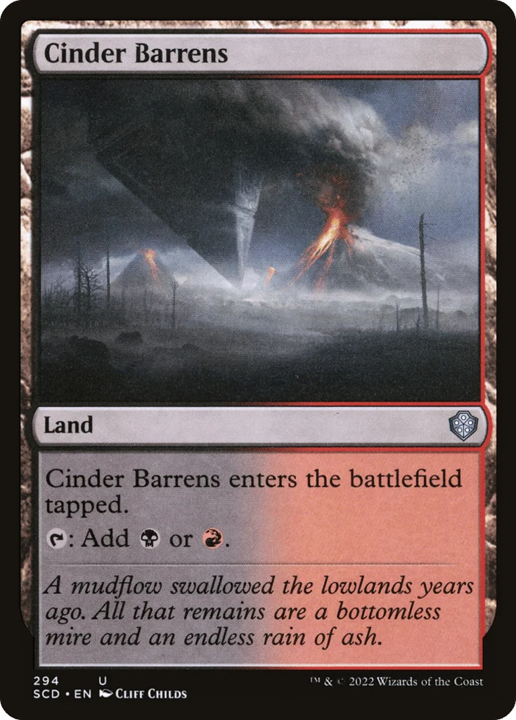 Cinder Barrens · Starter Commander Decks