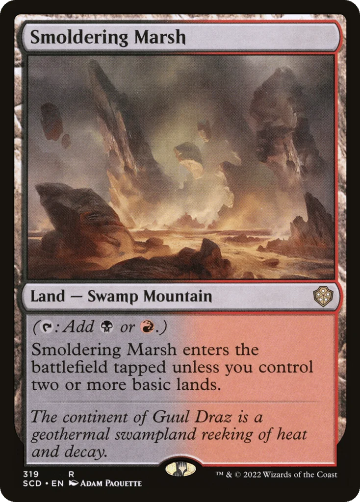 Smoldering Marsh · Starter Commander Decks