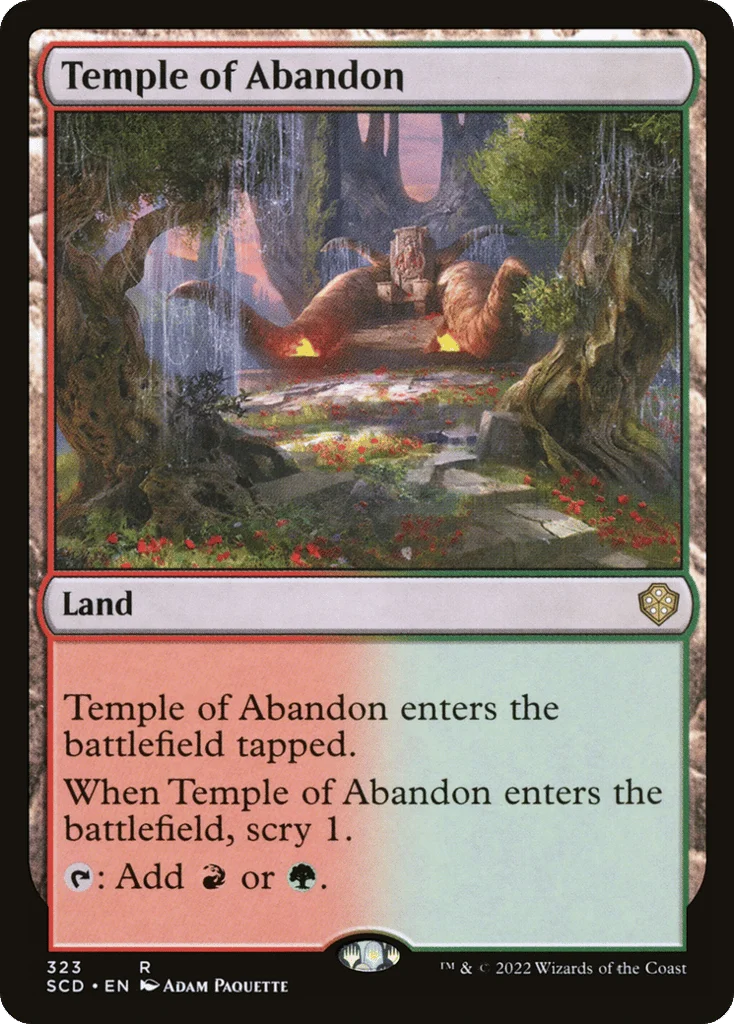 Temple of Abandon · Starter Commander Decks