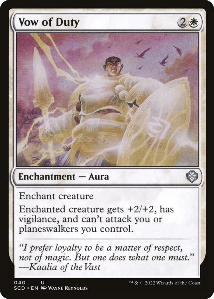 Vow of Duty · Starter Commander Decks