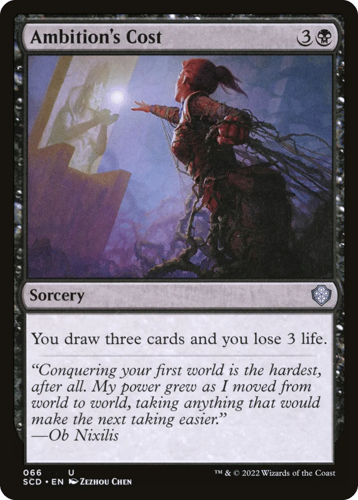 Ambition's Cost · Starter Commander Decks