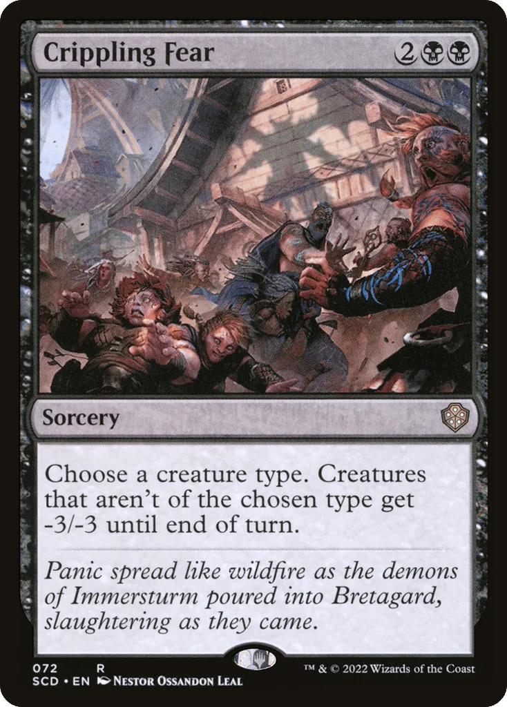 Crippling Fear · Starter Commander Decks