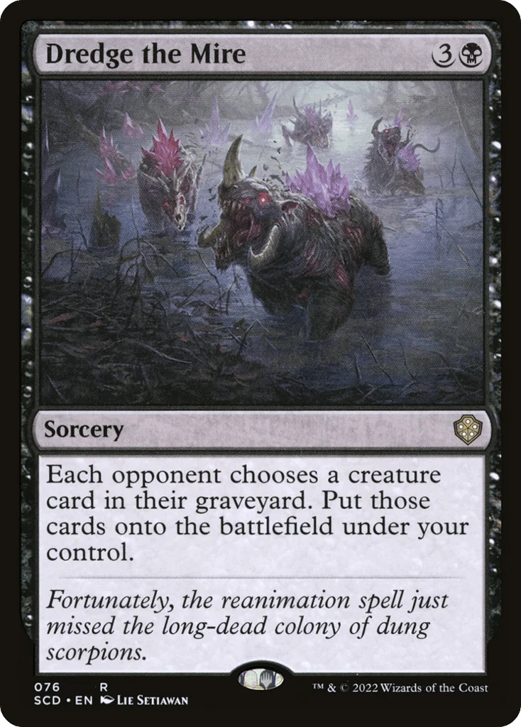 Dredge the Mire · Starter Commander Decks