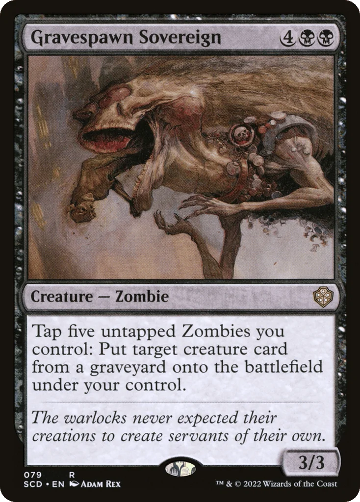 Gravespawn Sovereign · Starter Commander Decks