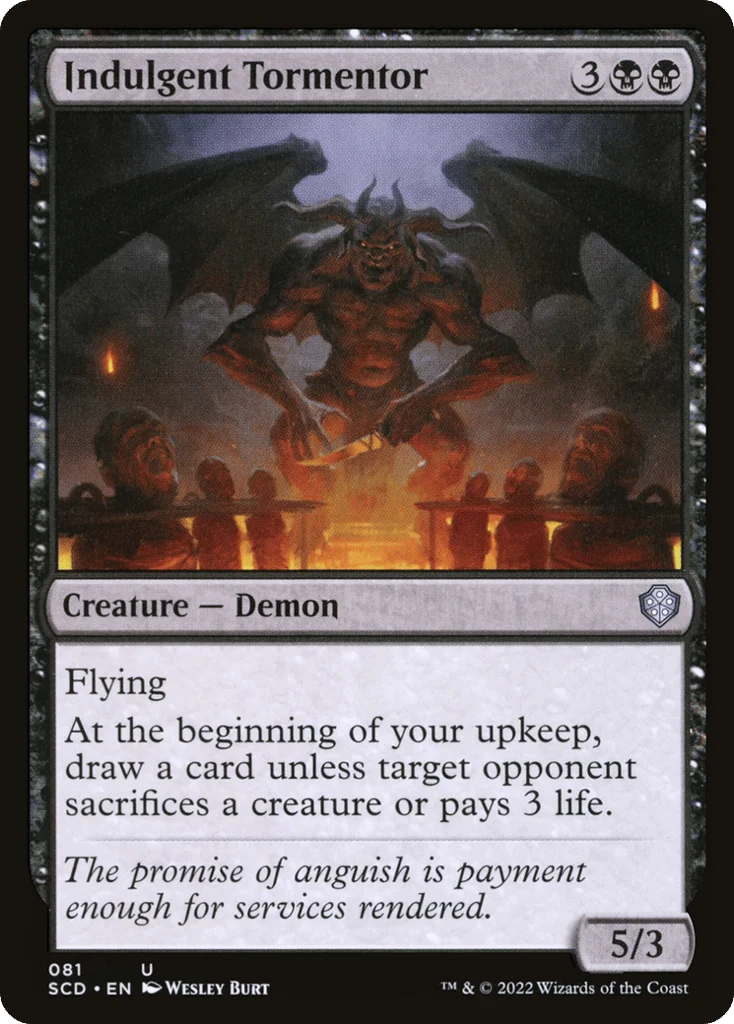 Indulgent Tormentor · Starter Commander Decks