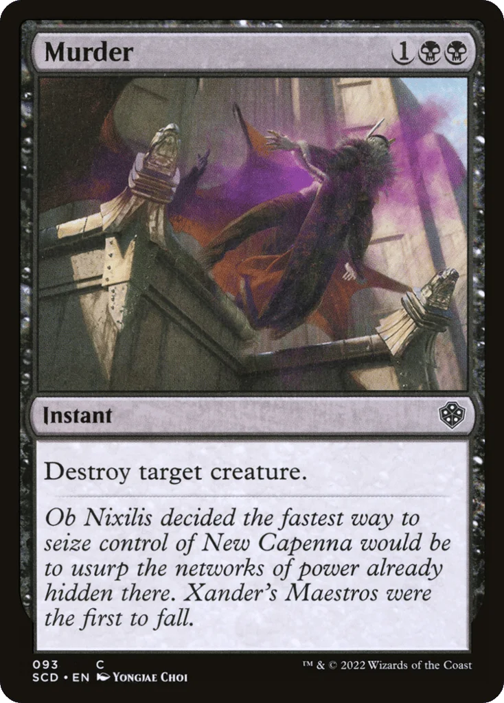 Murder · Starter Commander Decks
