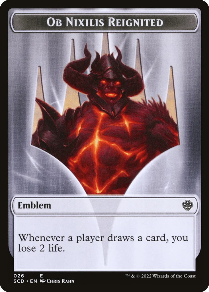 Ob Nixilis Reignited Emblem · Starter Commander Decks
