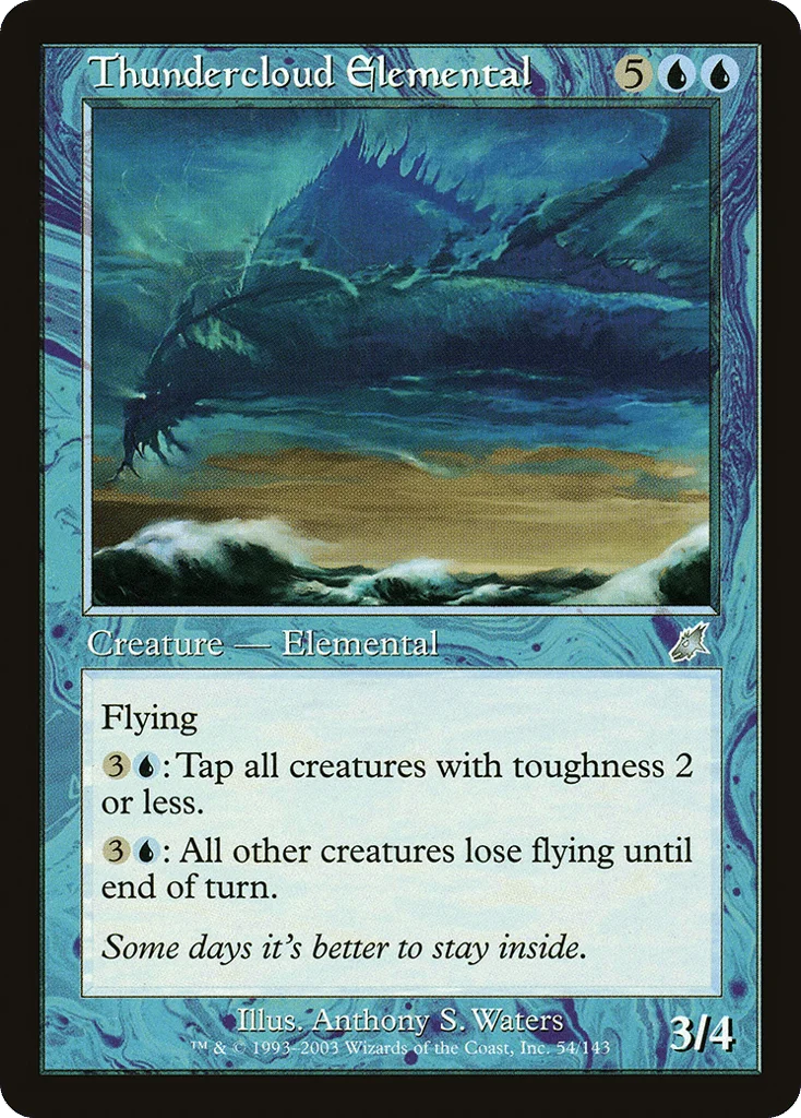 Thundercloud Elemental · Scourge