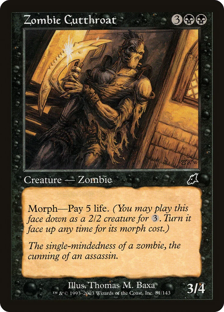 Zombie Cutthroat · Scourge